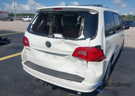 2012 Volkswagen Routan Sel Premium из США, поврежденный, VIN 2C4RVADG2CR120642